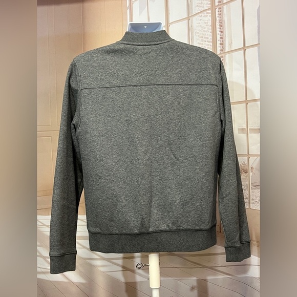 L.L. BEAN Gray flannel lined‎ bomber jacket size S. - Picture 8 of 15